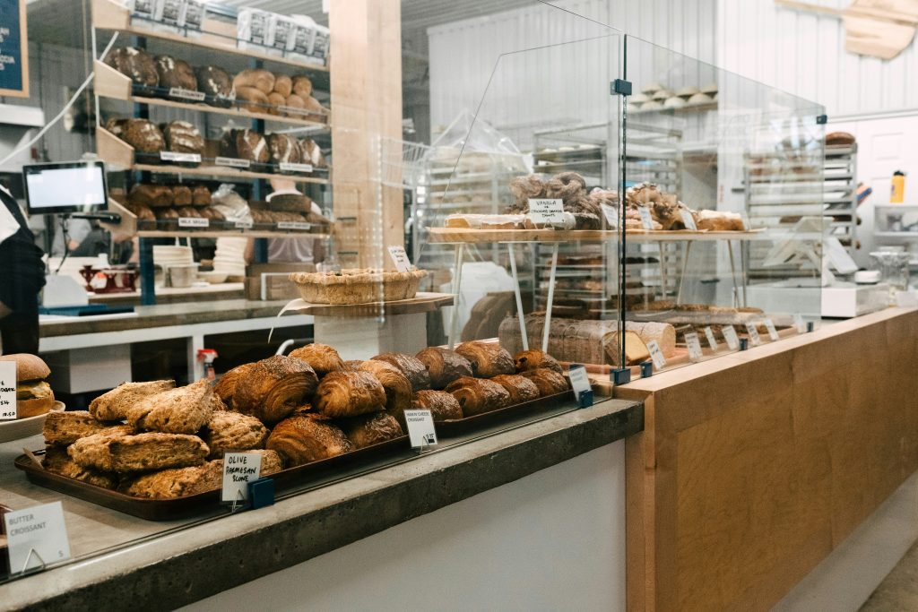 Mexican Bakery store with differents famous breads
